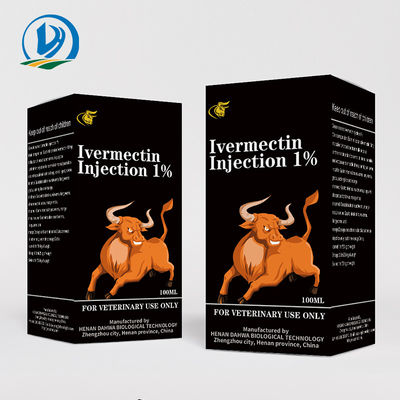 Ivermectin 1%の注入の牛のための獣医の注射可能な薬剤の防虫スプレーの注入