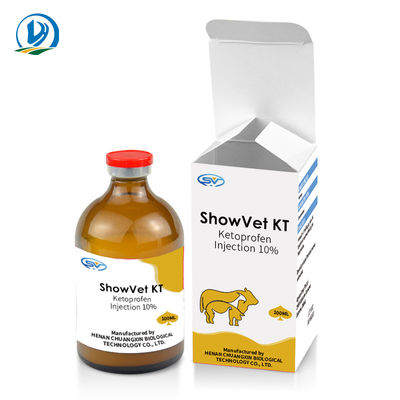 液体のKetoprofenの注入の獣医の注射可能な薬剤犬の牛のための10% 100ml