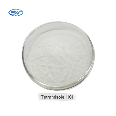 獣医の工場供給CAS 5086-74-8 Tetramisole HClの薬の等級の水溶性の抗生物質