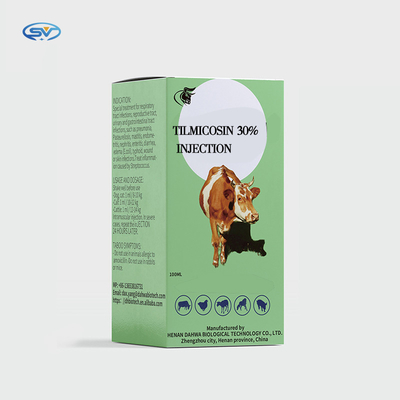 獣医の注射可能な薬剤の牛TilmicosinはTilmicosinのSubcutaneous注入30% CAS108050-54-0をリン酸で処理する