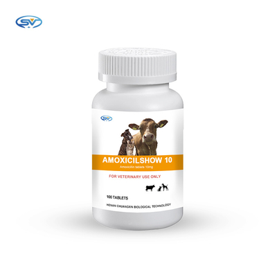 獣医の膠灰粘土のタブレットの獣医学のアモキシシリンは犬のために抗ウィルス性10mgを錠剤にする