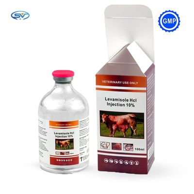 牛馬のための獣医の注射可能な薬剤のLevamisole Hclの注入10%はラクダのヒツジのヤギの生む