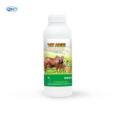 馬、牛、ヒツジ、ヤギ、ブタ、犬、猫、ラビのための口頭解決の薬のビタミンAD3Eの口頭解決