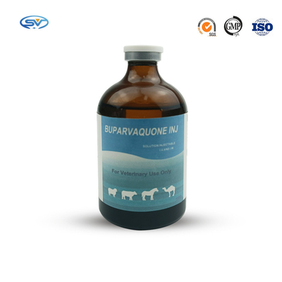牛子牛のヒツジのヤギ犬猫のためのGMPの獣医の注射可能な薬剤Buparvaquone 50mg/Ml