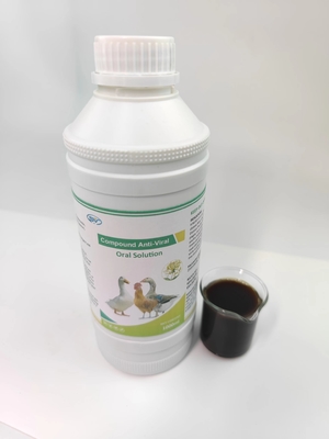 除去熱および解毒の家禽のための口頭解決の薬の混合物の抗ウィルス性の口頭液体1000ml