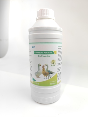 除去熱および解毒の家禽のための口頭解決の薬の混合物の抗ウィルス性の口頭液体1000ml