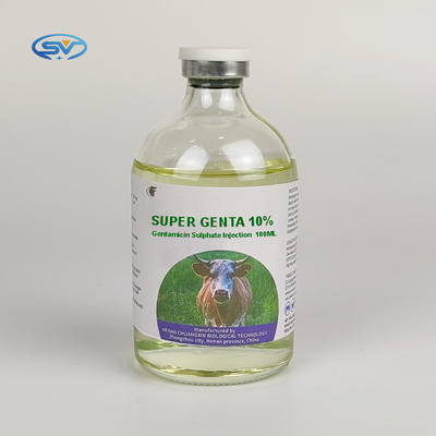 良質の獣医の注射可能な薬剤Gentamycinは殺害の多数の細菌のための10%を硫酸化する